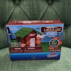 Lincoln Logs Mini Home Building Set - Green and Brown
